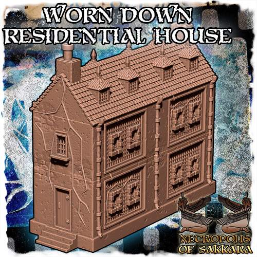 Historic and WW2 ruined residental building
